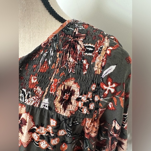 Jaase floral midi dress boho SZ S - Picture 4 of 7